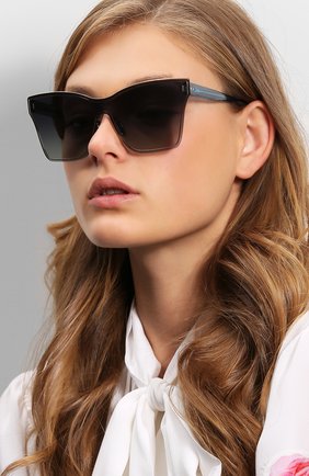 Женские синие солнцезащитные очки Dita, сезон SS 2018, арт. SILICA/02 купить в ЦУМ | Фото №1 Солнцезащитные очки Dita синие | Фото №1