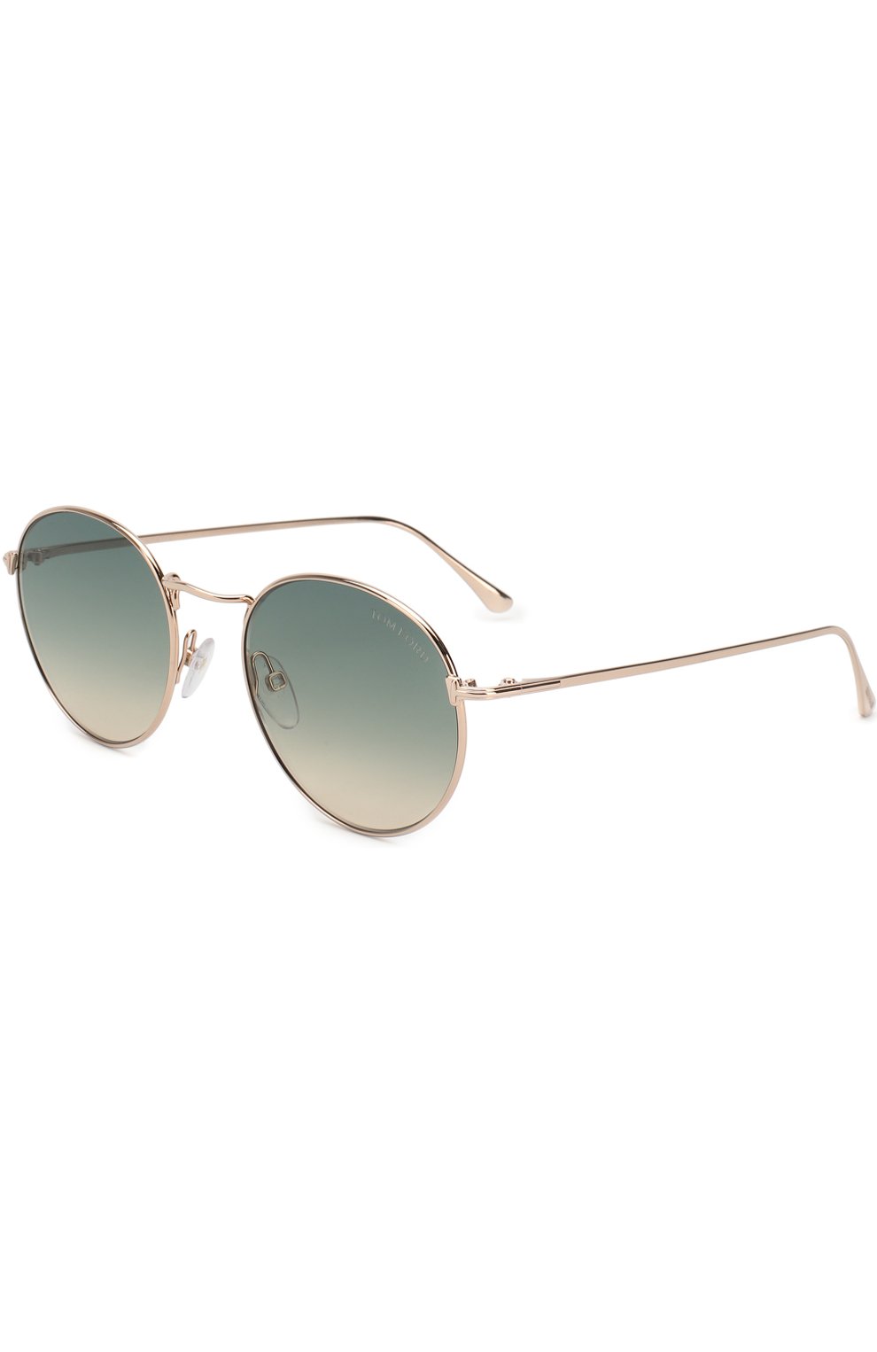 Мужские солнцезащитные очки TOM FORD золотого цвета, арт. TF649 28P | Фото 1