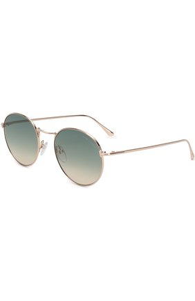 Мужские солнцезащитные очки TOM FORD золотого цвета по цене 19950 руб., арт. TF649 28P | Фото 1 Мужские солнцезащитные очки TOM FORD золотого цвета, арт. TF649 28P | Фото 1