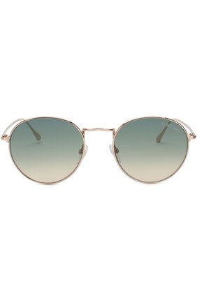 Мужские солнцезащитные очки TOM FORD золотого цвета по цене 19950 руб., арт. TF649 28P | Фото 2 Мужские солнцезащитные очки TOM FORD золотого цвета, арт. TF649 28P | Фото 2