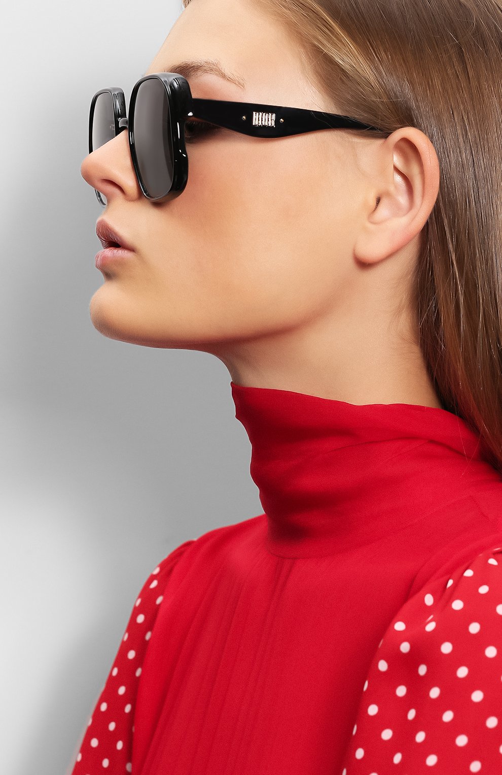 Женские солнцезащитные очки DIOR черного цвета по цене 21600 руб., арт. DI0RNUANCE 807 | Фото 2 Женские солнцезащитные очки DIOR черного цвета, арт. DI0RNUANCE 807 | Фото 2