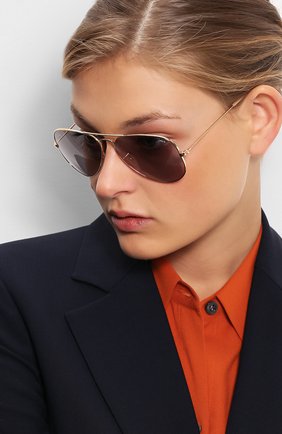 Женские солнцезащитные очки RAY-BAN золотого цвета по цене 12900 руб., арт. 3025-9064V8 | Фото 2 Женские солнцезащитные очки RAY-BAN золотого цвета, арт. 3025-9064V8 | Фото 2