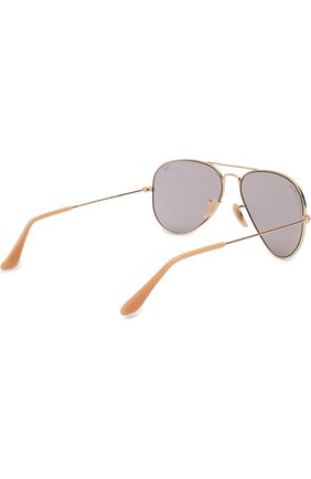 Женские солнцезащитные очки RAY-BAN золотого цвета по цене 12900 руб., арт. 3025-9064V8 | Фото 4 Женские солнцезащитные очки RAY-BAN золотого цвета, арт. 3025-9064V8 | Фото 4