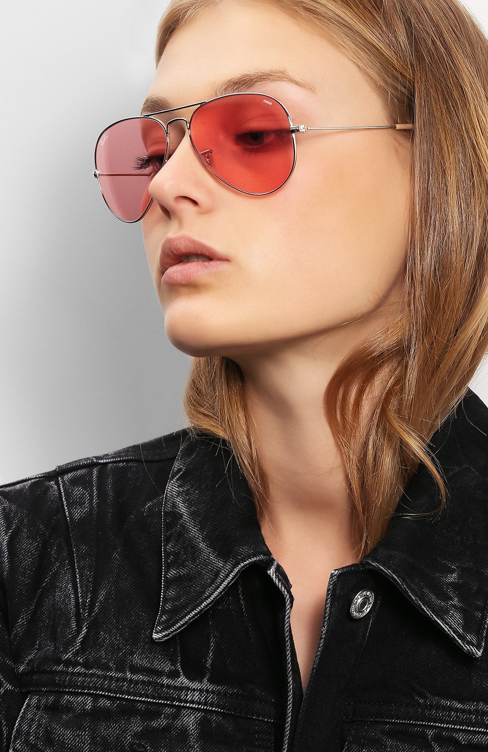 Женские солнцезащитные очки RAY-BAN розового цвета по цене 12900 руб., арт. 3025-9065V7 | Фото 2 Женские солнцезащитные очки RAY-BAN розового цвета, арт. 3025-9065V7 | Фото 2