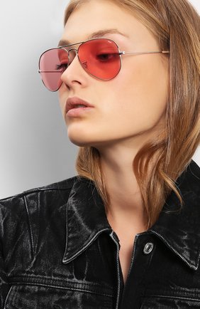 Женские солнцезащитные очки RAY-BAN розового цвета по цене 12900 руб., арт. 3025-9065V7 | Фото 2 Женские солнцезащитные очки RAY-BAN розового цвета, арт. 3025-9065V7 | Фото 2