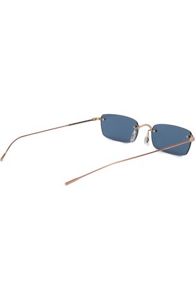 Женские солнцезащитные очки OLIVER PEOPLES темно-синего цвета по цене 22400 руб., арт. 1243S-503780 | Фото 4 Женские солнцезащитные очки OLIVER PEOPLES темно-синего цвета, арт. 1243S-503780 | Фото 4