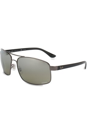 Мужские солнцезащитные очки RAY-BAN серого цвета по цене 16700 руб., арт. 3604CH-004/5J | Фото 1 Мужские солнцезащитные очки RAY-BAN серого цвета, арт. 3604CH-004/5J | Фото 1