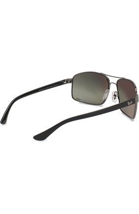 Мужские солнцезащитные очки RAY-BAN серого цвета по цене 16700 руб., арт. 3604CH-004/5J | Фото 3 Мужские солнцезащитные очки RAY-BAN серого цвета, арт. 3604CH-004/5J | Фото 3
