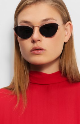 Женские золотые солнцезащитные очки Oliver Peoples, сезон FW 18/19, арт. 1239S-5037R5 купить в ЦУМ | Фото №1 Солнцезащитные очки Oliver Peoples золотые | Фото №1