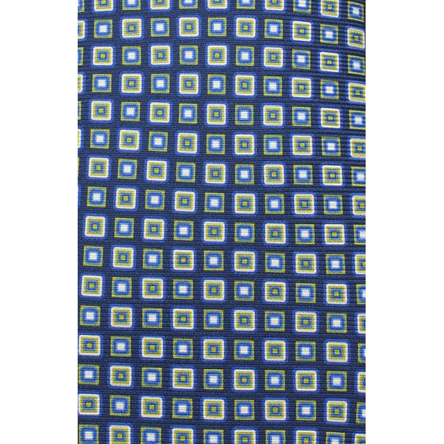 фото Шелковый галстук с узором kiton