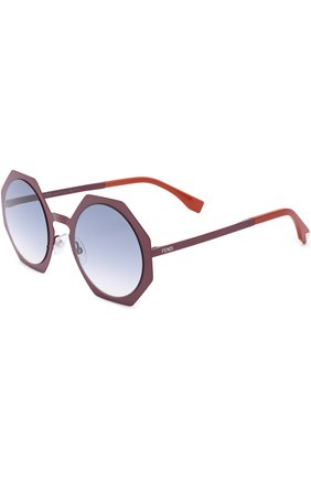 Женские солнцезащитные очки FENDI бордового цвета по цене 19600 руб., арт. 0152 0M8 | Фото 1 Женские солнцезащитные очки FENDI бордового цвета, арт. 0152 0M8 | Фото 1