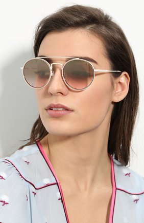 Женские солнцезащитные очки TOMMY HILFIGER белого цвета по цене 13050 руб., арт. 1455 U1Y | Фото 2 Женские солнцезащитные очки TOMMY HILFIGER белого цвета, арт. 1455 U1Y | Фото 2