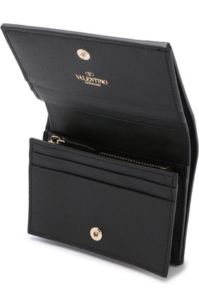 Кожаный кошелек с принтом Valentino Garavani Valentino, черно-белого цвета, арт. QW2P0P39/RCH в ЦУМ | Фото №3 Кожаный кошелек с принтом Valentino Garavani Valentino черно-белого цвета | Фото №3