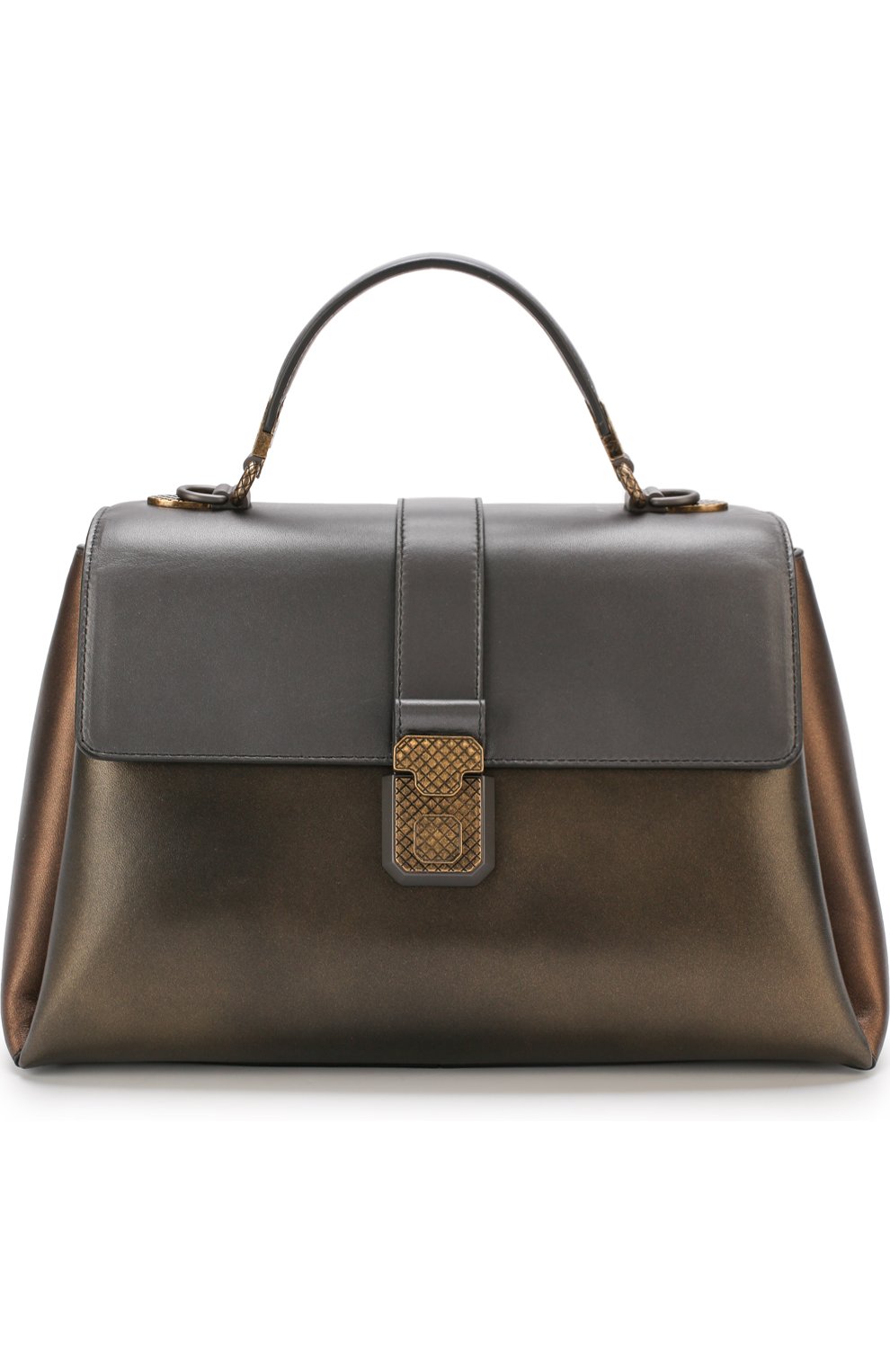 Женская сумка piazza large BOTTEGA VENETA бронзового цвета, арт. 495848/VA2Q0 | Фото 1