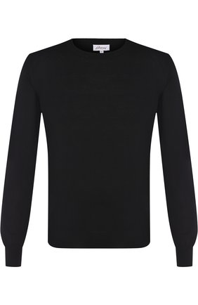 Мужской шерстяной джемпер BRIONI черного цвета по цене 71500 руб., арт. UMQ90L/0ZK18 | Фото 1 Мужской шерстяной джемпер BRIONI черного цвета, арт. UMQ90L/0ZK18 | Фото 1 (Мужское Кросс-КТ: Джемперы; Материал внешний: Шерсть; Рукава: Длинные; Длина (для топов): Стандартные; Принт: Без принта; Вырез: Круглый; Статус проверки: Проверена категория)