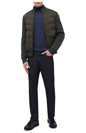 Мужской шерстяная водолазка CORNELIANI синего цвета по цене 21850 руб., арт. 00M503-0025100/00 | Фото 2 Мужской шерстяная водолазка CORNELIANI синего цвета, арт. 00M503-0025100/00 | Фото 2