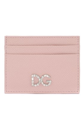 Женский футляр для кредитных карт DOLCE & GABBANA светло-розового цвета по цене 12500 руб., арт. BI0330/AU771 | Фото 1 Женский футляр для кредитных карт DOLCE & GABBANA светло-розового цвета, арт. BI0330/AU771 | Фото 1