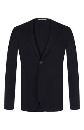 Мужской кашемировый пиджак BOTTEGA VENETA темно-синего цвета по цене 152000 руб., арт. 513767/VELA0 | Фото 1 Мужской кашемировый пиджак BOTTEGA VENETA темно-синего цвета, арт. 513767/VELA0 | Фото 1