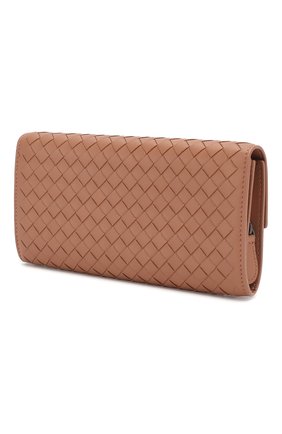 Кожаный кошелек Bottega Veneta, розового цвета, арт. 150509/V001N в ЦУМ | Фото №2 Кожаный кошелек Bottega Veneta розового цвета | Фото №2