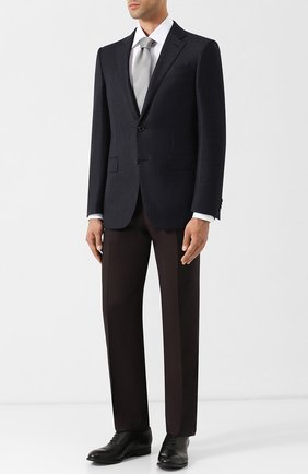 Мужская хлопковая сорочка ERMENEGILDO ZEGNA белого цвета по цене 27350 руб., арт. 403990/9MS0PA | Фото 2 Мужская хлопковая сорочка ERMENEGILDO ZEGNA белого цвета, арт. 403990/9MS0PA | Фото 2 (Длина (для топов): Стандартные; Рукава: Длинные; Материал внешний: Хлопок; Статус проверки: Проверено, Проверена категория; Случай: Формальный; Воротник: Кент; Принт: Однотонные; Манжеты: На пуговицах)