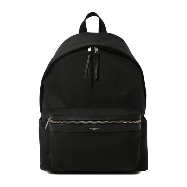 Текстильный рюкзак City Saint Laurent черного цвета