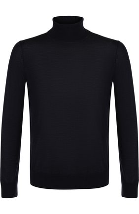 Мужской шерстяная водолазка GIORGIO ARMANI темно-синего цвета по цене 58100 руб., арт. 6ZSM04/SM01Z | Фото 1 Мужской шерстяная водолазка GIORGIO ARMANI темно-синего цвета, арт. 6ZSM04/SM01Z | Фото 1