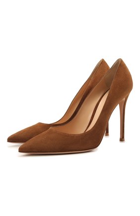 Замшевые туфли Gianvito 105 на шпильке | Фото №1 Замшевые туфли Gianvito 105 на шпильке | Фото №1
