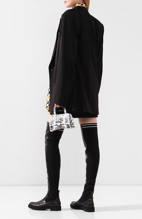 Женские кожаные ботфорты FENDI черного цвета по цене 98000 руб., арт. 8W6626 A0J0 | Фото 2 Женские кожаные ботфорты FENDI черного цвета, арт. 8W6626 A0J0 | Фото 2