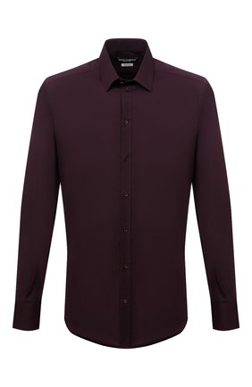 Мужская хлопковая сорочка DOLCE & GABBANA бордового цвета по цене 36300 руб., арт. G5EJ0T/FUMRY | Фото 1 Мужская хлопковая сорочка DOLCE & GABBANA бордового цвета, арт. G5EJ0T/FUMRY | Фото 1 (Рукава: Длинные; Длина (для топов): Стандартные; Материал внешний: Хлопок; Статус проверки: Проверено, Проверена категория; Случай: Формальный; Воротник: Кент; Манжеты: На пуговицах; Мужское Кросс-КТ: Сорочка-одежда; Принт: Однотонные)