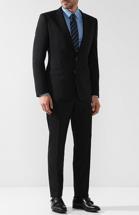 Мужская хлопковая сорочка DOLCE & GABBANA голубого цвета по цене 28350 руб., арт. G5EJ0T/FU5K9 | Фото 2 Мужская хлопковая сорочка DOLCE & GABBANA голубого цвета, арт. G5EJ0T/FU5K9 | Фото 2
