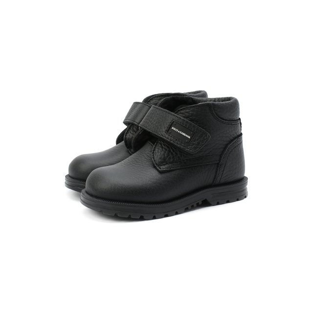 Кожаные ботинки Dolce & Gabbana DL0023/AU492/19-28