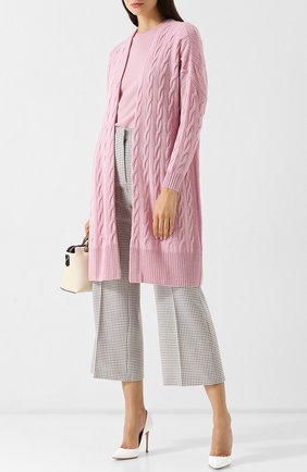 Женский однотонный кашемировый кардиган фактурной вязки RALPH LAUREN розового цвета по цене 126000 руб., арт. 290615165 | Фото 2 Женский однотонный кашемировый кардиган фактурной вязки RALPH LAUREN розового цвета, арт. 290615165 | Фото 2
