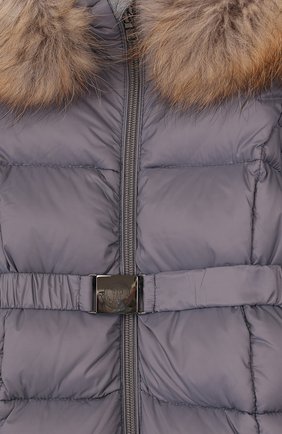 Детский комплект из пухового комбинезона и пинеток MONCLER ENFANT серого цвета по цене 44000 руб., арт. D2-951-14355-25-53079/3M-18M | Фото 3 Детский комплект из пухового комбинезона и пинеток MONCLER ENFANT серого цвета, арт. D2-951-14355-25-53079/3M-18M | Фото 3