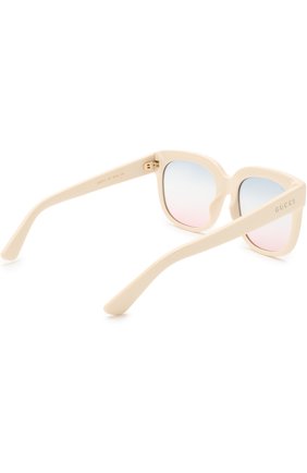 Женские солнцезащитные очки GUCCI белого цвета по цене 27550 руб., арт. GG0361 002 | Фото 4 Женские солнцезащитные очки GUCCI белого цвета, арт. GG0361 002 | Фото 4