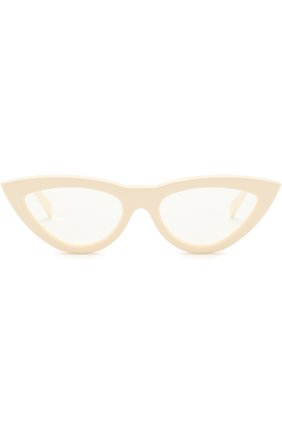 Женские солнцезащитные очки CELINE EYEWEAR белого цвета по цене 23200 руб., арт. CL40019I 025 | Фото 3 Женские солнцезащитные очки CELINE EYEWEAR белого цвета, арт. CL40019I 025 | Фото 3