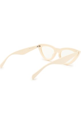 Женские солнцезащитные очки CELINE EYEWEAR белого цвета по цене 23200 руб., арт. CL40019I 025 | Фото 4 Женские солнцезащитные очки CELINE EYEWEAR белого цвета, арт. CL40019I 025 | Фото 4