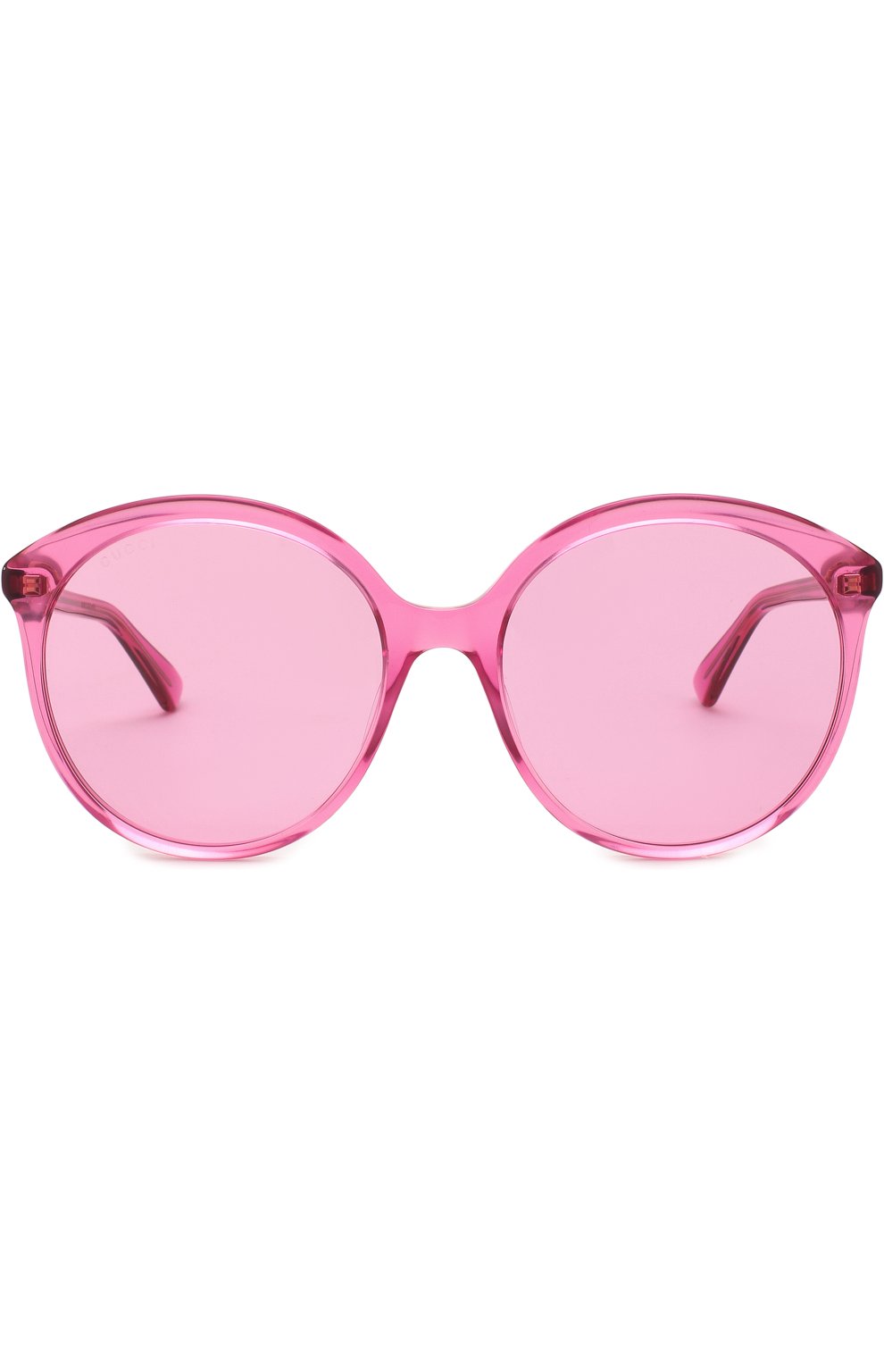 Женские солнцезащитные очки GUCCI розового цвета по цене 19400 руб., арт. GG0257 005 | Фото 3 Женские солнцезащитные очки GUCCI розового цвета, арт. GG0257 005 | Фото 3 (Тип очков: С/з)