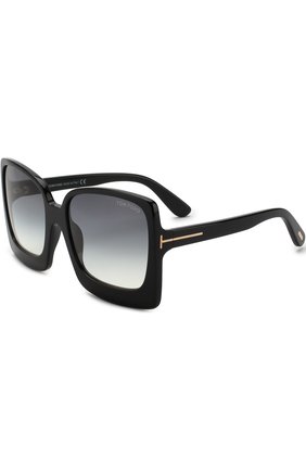 Женские солнцезащитные очки TOM FORD черного цвета по цене 29950 руб., арт. TF617 01B | Фото 1 Женские солнцезащитные очки TOM FORD черного цвета, арт. TF617 01B | Фото 1