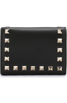 Кожаный кошелек Valentino Garavani Rockstud | Фото №1 Кожаный кошелек Valentino Garavani Rockstud | Фото №1