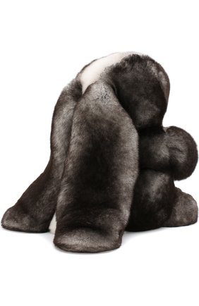 Мужского игрушка кролик с меховой отделкой LORO PIANA серого цвета по цене 165500 руб., арт. FAE8597 | Фото 3 Мужского игрушка кролик с меховой отделкой LORO PIANA серого цвета, арт. FAE8597 | Фото 3