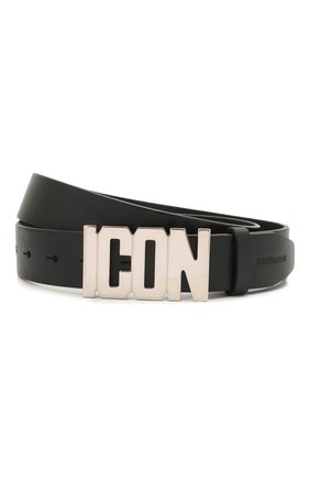 Мужской кожаный ремень DSQUARED2 черного цвета по цене 28700 руб., арт. BEM0099 12900001 | Фото 1 Мужской кожаный ремень DSQUARED2 черного цвета, арт. BEM0099 12900001 | Фото 1