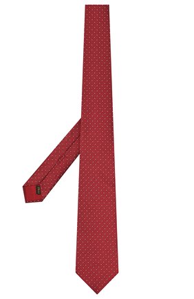Мужской шелковый галстук ZILLI бордового цвета, арт. 50000/TIE | Фото 2 (Материал: Текстиль, Шелк; Принт: С принтом; Региональные ограничения белый список (Axapta Mercury): RU)