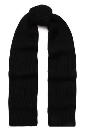 Мужской кашемировый шарф DOLCE & GABBANA черного цвета по цене 34200 руб., арт. GX301T/JAWEZ | Фото 1 Мужской кашемировый шарф DOLCE & GABBANA черного цвета, арт. GX301T/JAWEZ | Фото 1