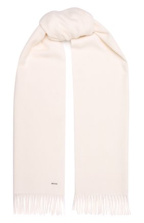 Женский кашемировый шарф grande unita LORO PIANA кремвого цвета, арт. FAA1056 | Фото 1 (Материал: Текстиль, Кашемир, Шерсть; Статус проверки: Проверена категория)