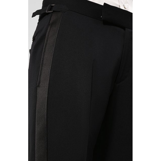 Укороченные шерстяные брюки со стрелками и отворотами Tom Ford PAW153-FAX377 Фото 5