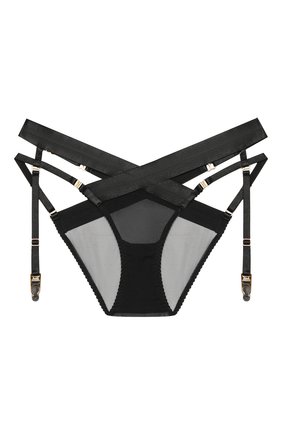 Женские трусы-слипы BORDELLE черного цвета по цене 21050 руб., арт. T0M0E HARNESS BRIEF | Фото 1 Женские трусы-слипы BORDELLE черного цвета, арт. T0M0E HARNESS BRIEF | Фото 1