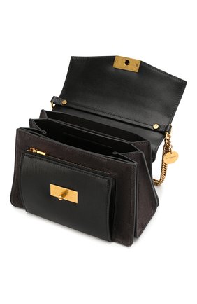 Женская сумка gv3 small GIVENCHY темно-серая цвета, арт. BB501CB033 купить в ЦУМ | Фото №4 Сумка GV3 small Givenchy темно-серая цвета | Фото №4