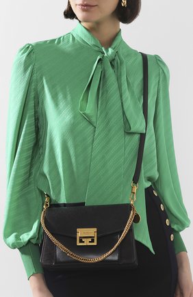 Женская сумка gv3 small GIVENCHY темно-серая цвета, арт. BB501CB033 купить в ЦУМ | Фото №5 Сумка GV3 small Givenchy темно-серая цвета | Фото №5