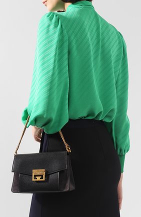 Женская сумка gv3 small GIVENCHY темно-серого цвета по цене 135000 руб., арт. BB501CB033 | Фото 7 Женская сумка gv3 small GIVENCHY темно-серого цвета, арт. BB501CB033 | Фото 7