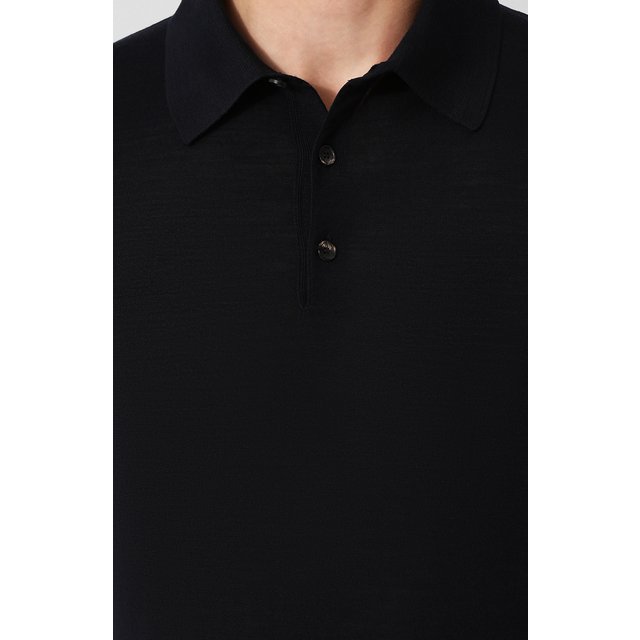 фото Шерстяное поло с длинными рукавами ermenegildo zegna